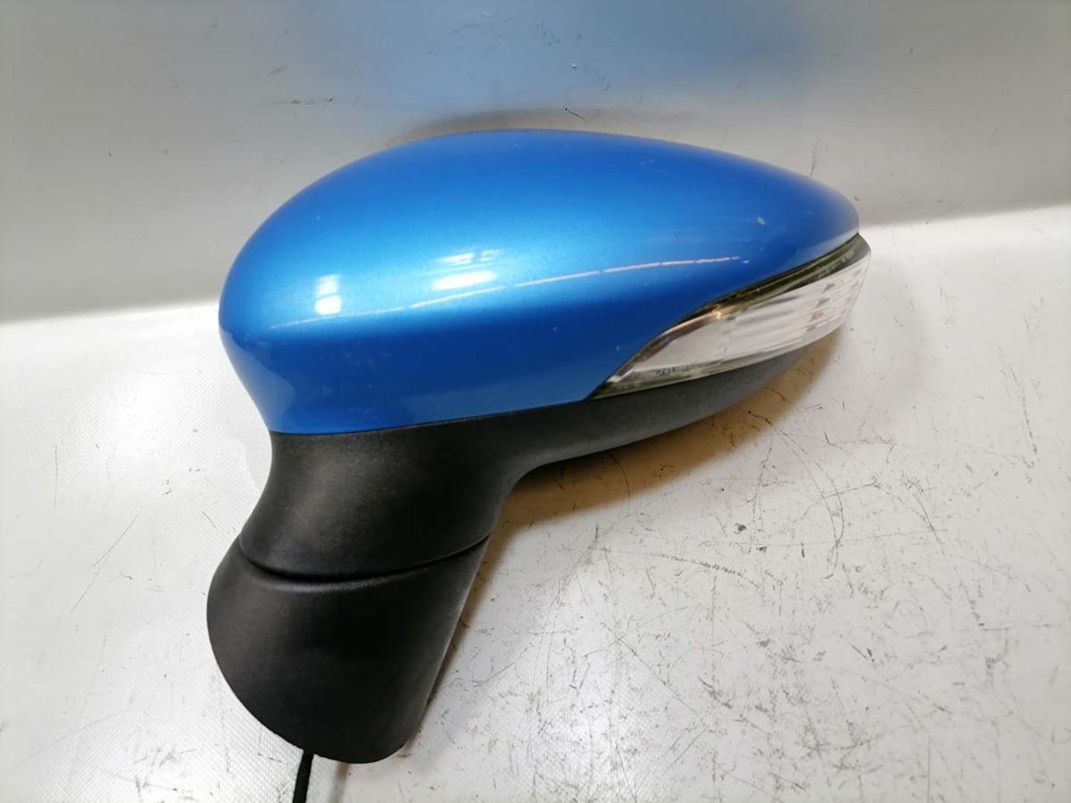 Ford Fiesta JA8 original Au&szlig;enspiegel links Vision Blau elektrisch verstellbar beheizt Bj.2010